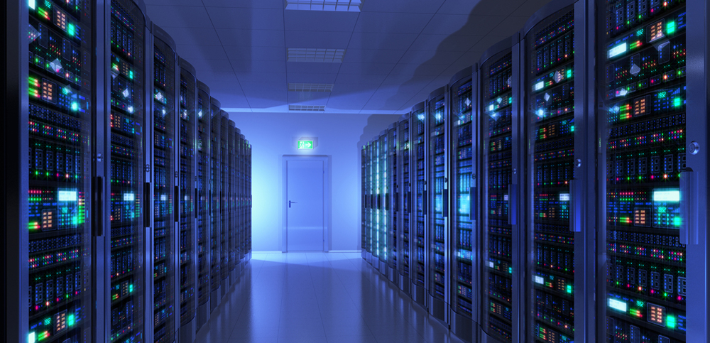 HardPro Server Rack in a server room